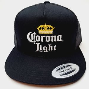 CORONA Light Retro Vintage Style Trucker Hat Cap Gorra Cerveza Beer Drinker